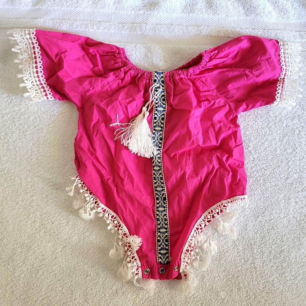 Size 12 month Pink Boutique Outfit